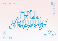 Dainty and Simple Shipping Postcard Image Preview