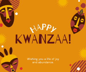 Kwanzaa Mask Facebook post Image Preview