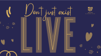 Live Your Life Facebook event cover Image Preview