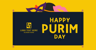Happy Purim Facebook ad Image Preview