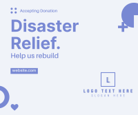 Disaster Relief Shapes Facebook Post Design