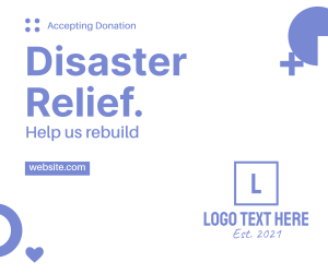 Disaster Relief Shapes Facebook post