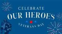 Celebrate Our Heroes Facebook Event Cover Design