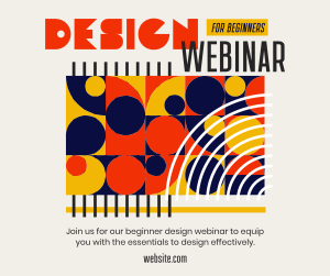 Beginner Design Webinar Facebook post Image Preview