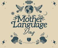 Rustic International Mother Language Day Facebook post Image Preview