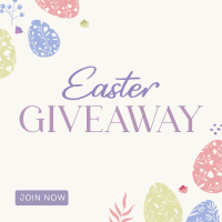 Easter Egg Giveaway Instagram Post Design