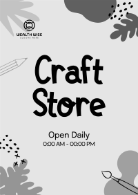 Craft Store Timings Poster Image Preview