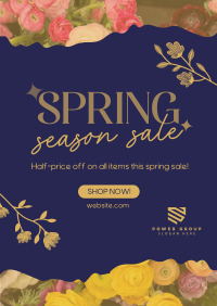 Spring Season Sale Poster Design