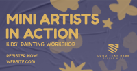 Children Painting Workshop Facebook Ad Preview