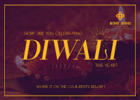 Diwali Culture Postcard Image Preview