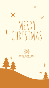 Starry Christmas Facebook Story Design