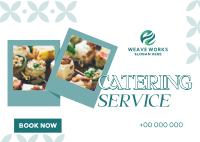 Catering Service Business Postcard Image Preview