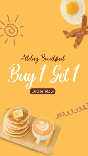 All Day Breakfast Instagram story Image Preview