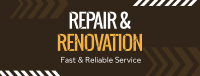 Repair & Renovation Facebook Cover Design