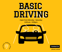 Basic Driving Facebook Post Design
