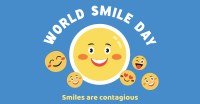 Emoticons Smile Day Facebook Ad Design