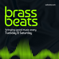 Brass Beats Instagram Post Design