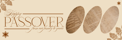 Modern Nostalgia Passover Twitter header (cover) Image Preview