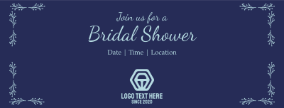 Bridal Shower Facebook cover Image Preview