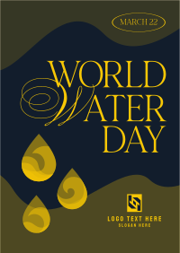 Water Day Flow Flyer Design
