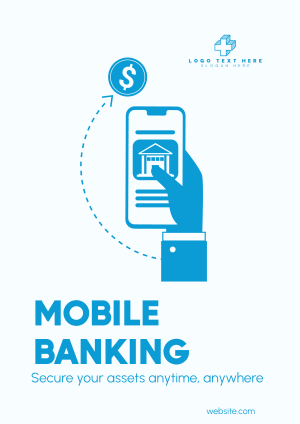 Mobile Banking Flyer Image Preview