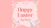Blessed Easter Greeting YouTube Video Design