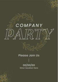 Company Party Flyer Design