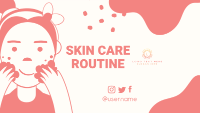 Doing Skincare YouTube cover (channel art) Image Preview