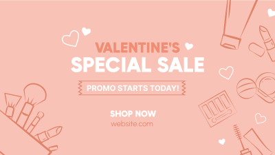 Valentine Sale Facebook event cover Image Preview