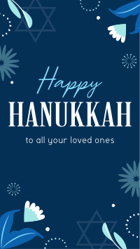 Elegant Hanukkah Night Instagram story Image Preview