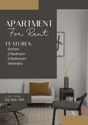 Contemporary Unit For Rent Flyer Image Preview