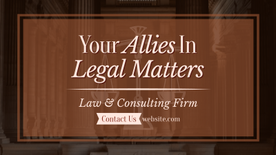 Law Consulting Firm Facebook event cover Image Preview