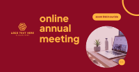 Online Annual Meeting Facebook ad Image Preview