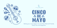 Bright and Colorful Cinco De Mayo Twitter post Image Preview