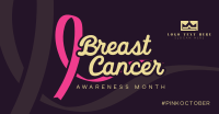 Fight Breast Cancer Facebook Ad Design