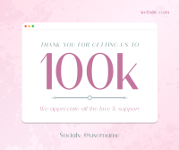 Elegant Chic Milestone Facebook Post Design