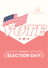 US General Election Poster Design