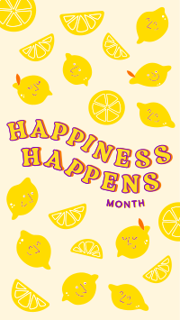 Happy Lemons Instagram Story Design