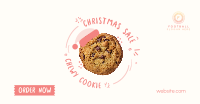 Chewy Cookie for Christmas Facebook Ad Design