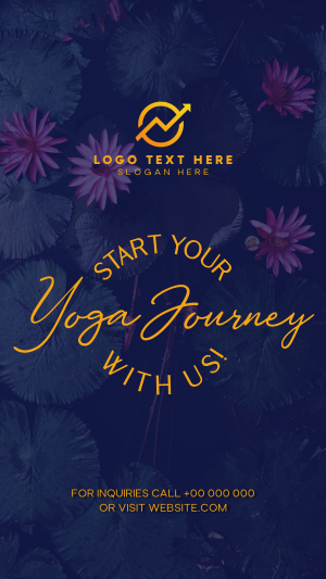 Yoga Journey Facebook story Image Preview