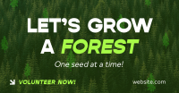 Forest Grow Tree Planting Facebook ad Image Preview