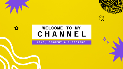 Artsy YouTube Banner Image Preview