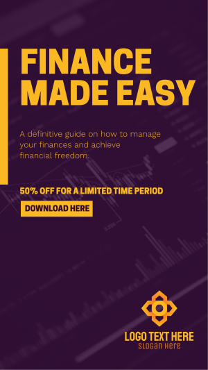Financial Guide eBook  Instagram story Image Preview
