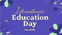 Celebrate Education Day Facebook Event Cover Design