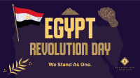 Egyptian Revolution Facebook Event Cover Design