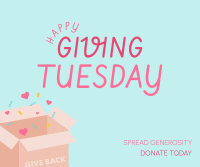 Cute Giving Tuesday Facebook post Image Preview