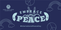 Embrace Peace Day Twitter post Image Preview