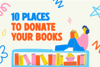 Donate A Book Pinterest board cover Image Preview