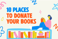 Donate A Book Pinterest Cover Design