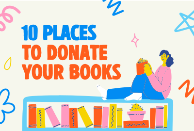 Donate A Book Pinterest board cover Image Preview